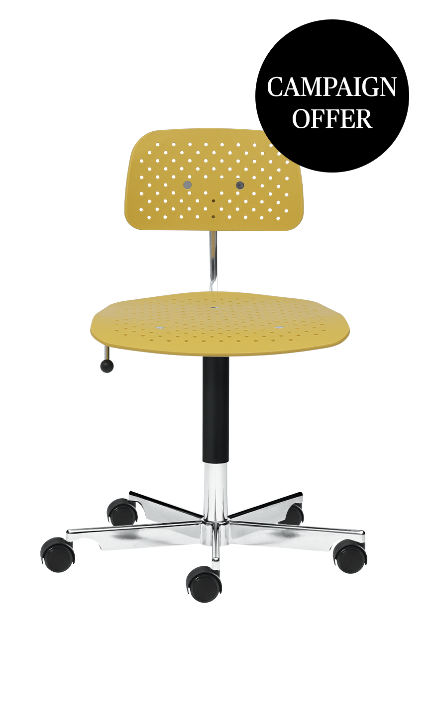Kevi Air Lemon Office Chair In Yellow Engelbrechts